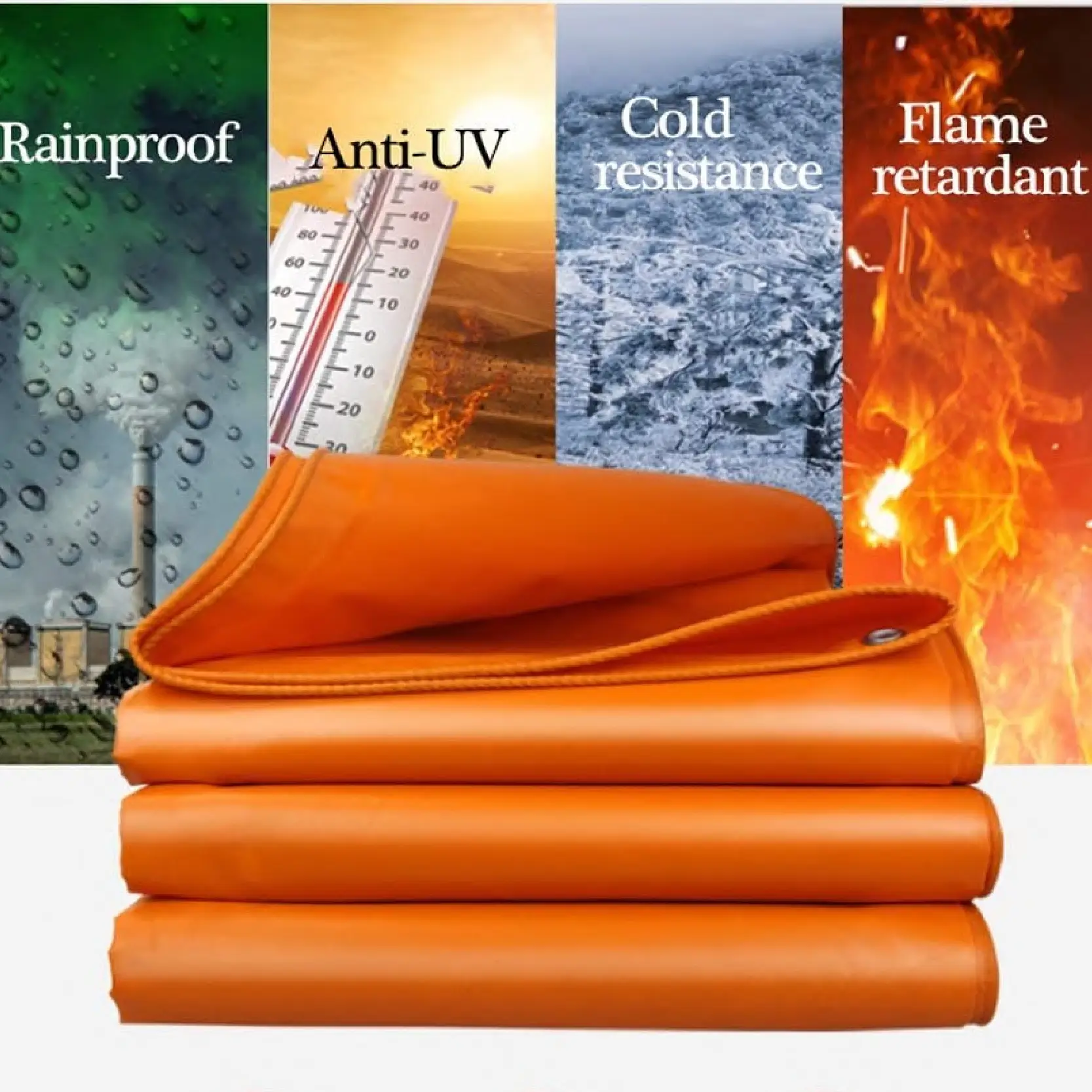 heavy-duty tarpaulins with its specifications